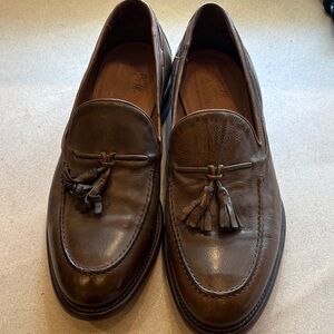 Johnston & Murphy Brown Leather Tassel Loafers